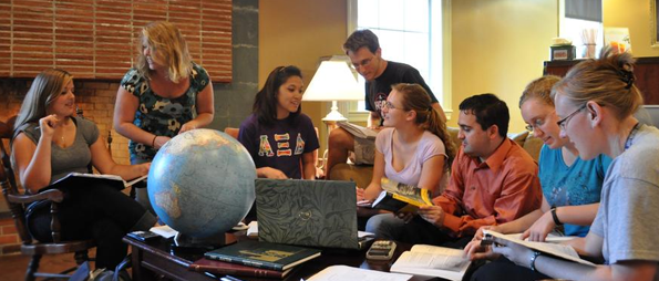 Students Studying in the Coffee Shop